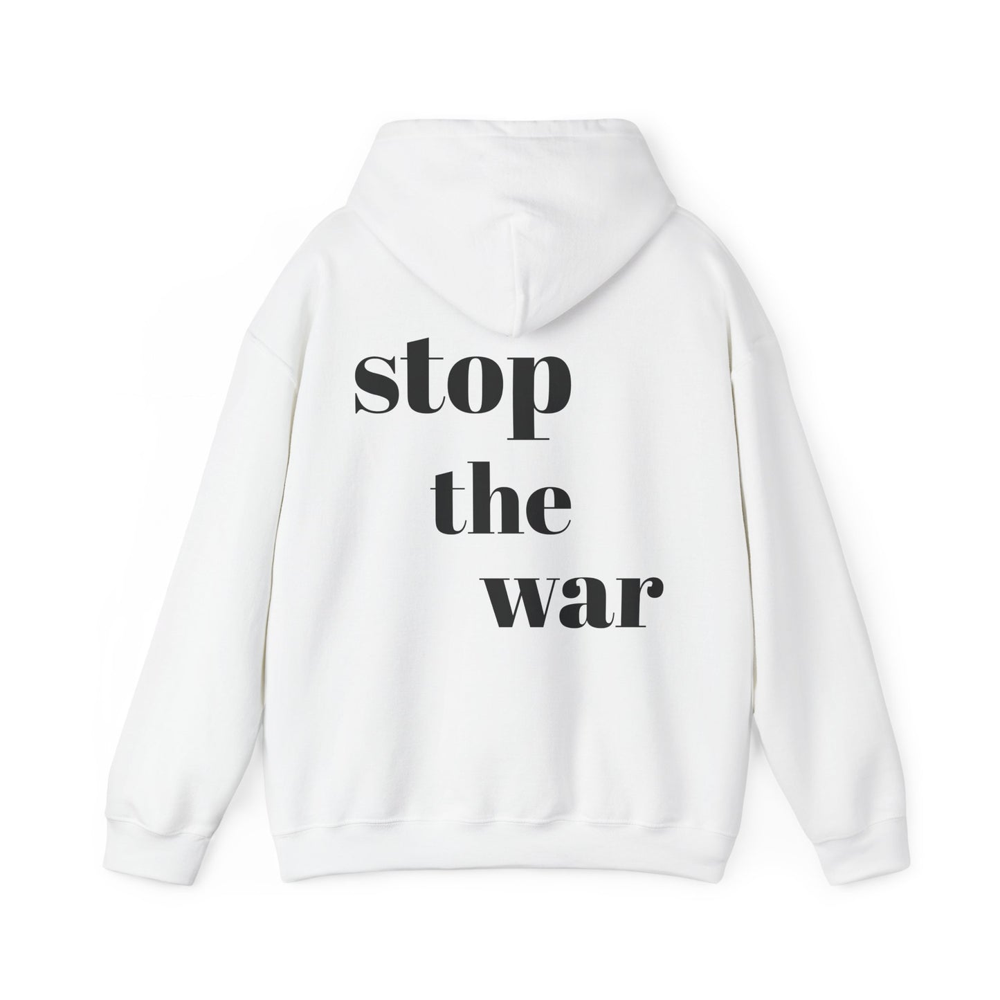 Peaceful Unity Hoodie - Stop the War, Protest Apparel, Social Justice Gear, Gift for Activists, Unisex Comfortable Sweatshirt