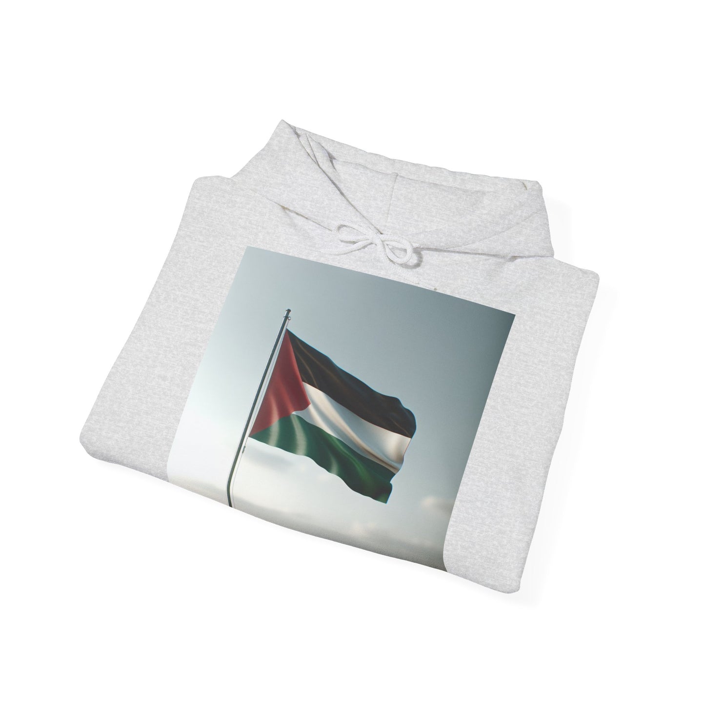 Stylish Peace Hoodie | Unisex Heavy Blend Sweatshirt, Stop the War Design, Flag Print, Protest Apparel, Relaxed Layering, Gift Idea