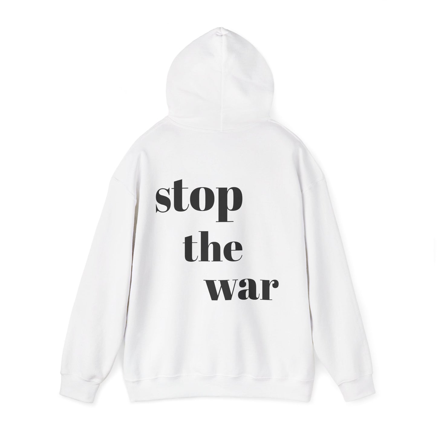 Peaceful Unity Hoodie - Stop the War, Protest Apparel, Social Justice Gear, Gift for Activists, Unisex Comfortable Sweatshirt