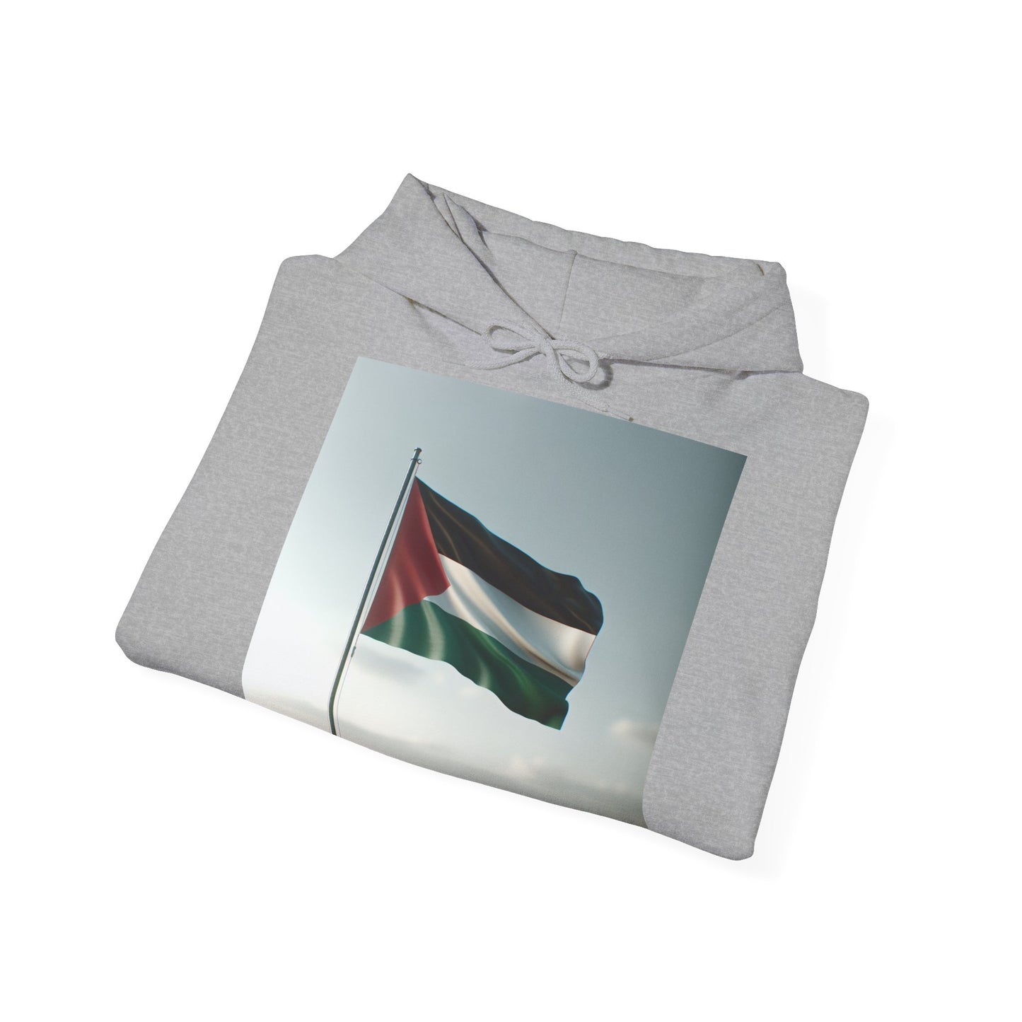 Stylish Peace Hoodie | Unisex Heavy Blend Sweatshirt, Stop the War Design, Flag Print, Protest Apparel, Relaxed Layering, Gift Idea