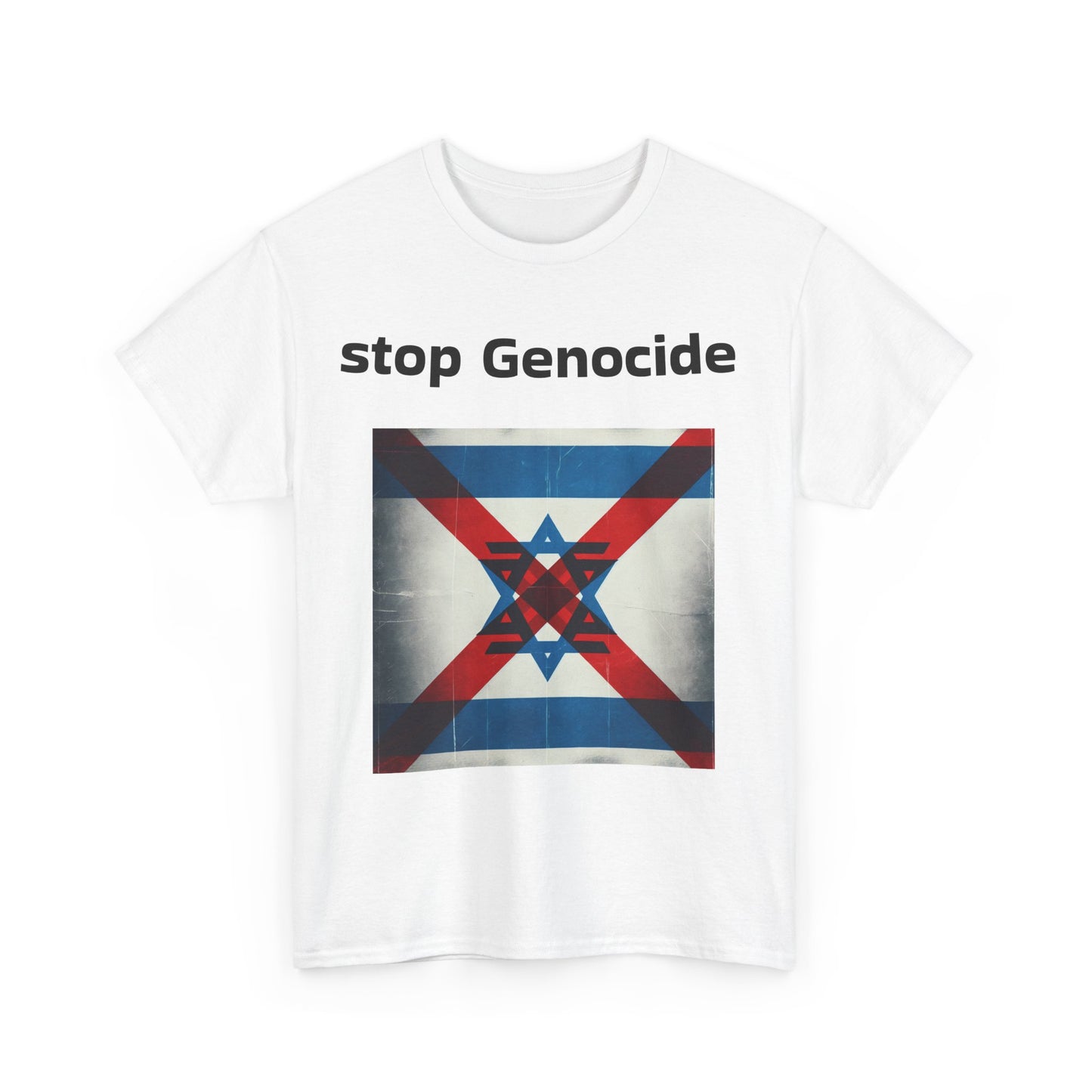 Unisex Heavy Cotton Tee with 'Stop Genocide' Design, Activism Shirt, Social Justice Apparel, Statement Tee, Gift for Change-Makers, [...]